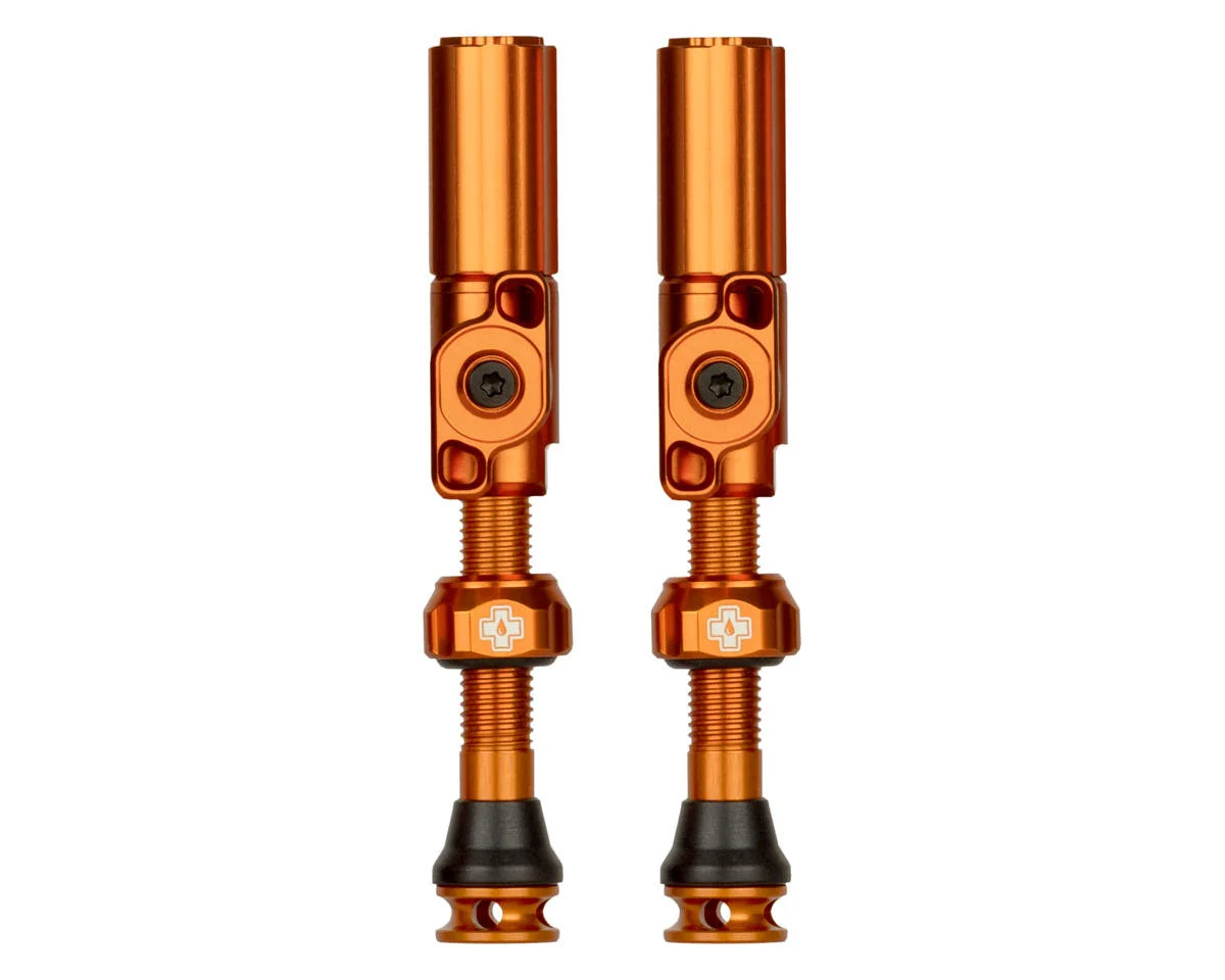 Muc-Off Big Bore Hybrid Tubeless Valves (Orange) (Pair) (Medium) (35mm)